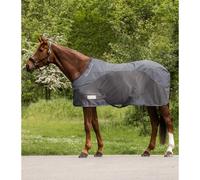 Couverture anti-mouches pour cheval pour pluie Waldhausen Comfort Gris 165 cm