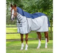 Couverture anti-mouches Premier Equine ShowerTex Bleu 183 cm