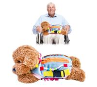 Couverture anti-stress pour chiens âgés, couverture sensorielle pour la démence, cadeau et activités pour les personnes âgées souffrant de maladie d'Alzheimer ou de démence