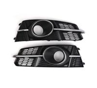 Couverture Antibrouillard Compatible Avec A6 C7 Pour S-Line 2015-2018 4G0807681AG Pare-chocs Avant Antibrouillard Feux Calandre Masque Couverture Grilles Course Garniture 4G0807682AG