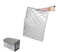Couverture argentée de réfrigérateur, Couvercle d'appareil for laveuse de réfrigérateur congélateur, tailles multiples(140cmx70cm)