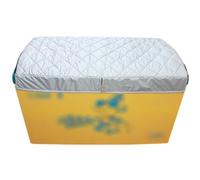 Couverture argentée de réfrigérateur, Housse de protection for réfrigérateur et congélateur, pare-soleil, plusieurs tailles(150x70cm)