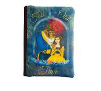 Couverture artisanale moyenne pour livres La Belle et la Bête + marque-page cadeau, housse en coton écologique, rembourrée, cadeau idéal pour les adolescents