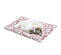 Couverture auto-chauffante pour chat et chien - Coussin chauffant - En velours moelleux - Lit pour chat et chat - Couverture chaude - Pour chat/chien - Petite taille moyenne
