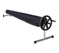 Couverture, bâche de protection pour enrouleur de piscine - 3.80 m - Noir -