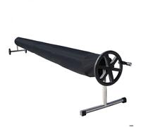 Couverture, Bâche de protection pour enrouleur de piscine - 4.80 m - Noir - Linxor