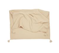 Nobodinoz - Couverture en double gaze de coton lavé Wabi-Sabi - Ginger