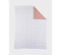 Couverture Bébé 75* Mousseline De Coton Bio Ecru 75X100