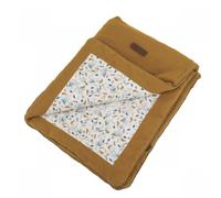 Domiva Couverture double face Au Fil de l'Eau 75 x 100 cm Caramel