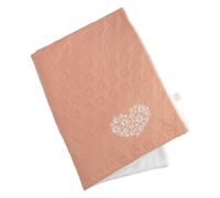 Couverture Bébé En Coton Avec Broderie Rose TU
