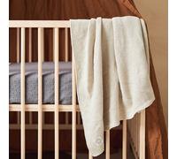 Couverture bébé en coton Basic knit nougat (75 x 100 cm)