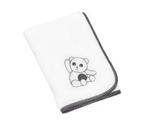 Couverture bébé 75x100cm en polyester blanc blanc TU