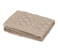Couverture bébé en tricot Pointelle Hazel