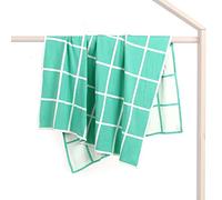 Couverture Bébé en Tricot, Surwin Couvertures Tissée de Moelleuses Motifs Naissance Literie Bébé Chaud Hiver Gigoteuses d?emmaillotage pour Enfant Fille Garçon (80x100cm,Vert)