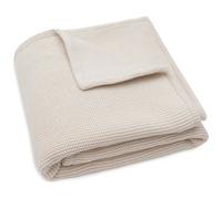 Jollein Couverture Bébé - Basic Knit - Oatmeal/Velvet - 75x100 cm - Coton - Pour Berceau Bébé - 2.0 TOG - Certifiée OEKO-TEX