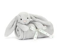 Jellycat - Couverture avec doudou Bashful Luxe Bunny Blankie - Silver