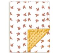 Couverture Bébé Et Enfant en Minky Douce Et Coton Oeko Tex pour Lit Bebe - 100x135 Cm - Couverture Enfant Maternelle pour Sieste - Plaid Bebe - Cadeau Naissance Fille Ou Garçon - Couette Bébé Hiver