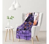 Couverture bébé légère et Chaude en Flanelle, The Purple Festival Room, Couverture Polaire pour Adulte ou Enfant, Toutes Saisons, pour canapé, Camping, Sieste au Bureau, Cadeau pour la Famille, 101 x