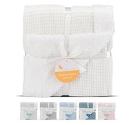 Couverture bébé nid d'abeille extra douce - Beige