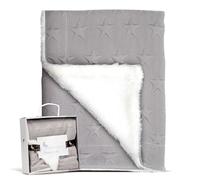 Couverture bébé nid d'abeille extra douce - Gris