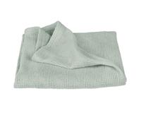 roba Couverture pour bébé Lil Planet, Aspect Tricot, 80 x 80 cm, pour Filles et garçons, en Coton Biologique, certifié GOTS, Vert givré