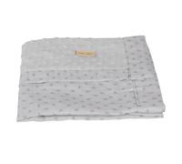 Couverture Bébé Roba Lil Planet - Gris Argenté - 80x80 Cm - Coton Biologique Gris