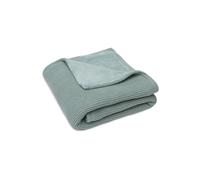 Couverture Berceau 75 x 100 cm Basic Knit Velvet Forest Green