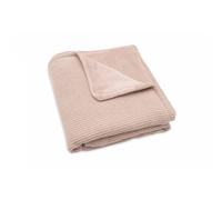 Couverture Berceau 75 x 100 cm Basic Knit Velvet Rose