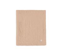 Couverture Berceau 75x100 Cm Gaze De Coton Jacquard Biscuit - Jollein