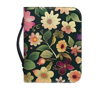 Couverture Bible Grand Jaune Vert imperméable Pochette Livre, Avec Fermeture Zippée Polyvalent Sac De Transport Pour Femmes Et Hommes, Peut Stocker Des Livres Et Des Stylos, Avec Poignée