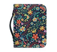 Couverture Bible Grand Jaune, Vert, Orange imperméable Pochette Livre, Avec Fermeture Zippée Polyvalent Sac De Transport Pour Femmes Et Hommes, Peut Stocker Des Livres Et Des Stylos, Avec Poignée