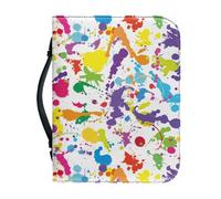 Couverture Bible Grand Jaune, Violet, Bleu imperméable Pochette Livre, Avec Fermeture Zippée Polyvalent Sac De Transport Pour Femmes Et Hommes, Peut Stocker Des Livres Et Des Stylos, Avec Poignée