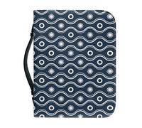 Couverture Bible Grand Modèle Protege Livre Imprimée - 4 Tailles Différentes Couverture Bible Cuir, Avec Zip Poignée Imperméable pour homme et femme