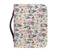 Couverture Bible Grand Plante Modèle Protege Livre Imprimée - 4 Tailles Différentes Couverture Bible Cuir, Avec Zip Poignée Imperméable pour homme et femme