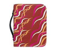 Couverture Bible Grand Résumé imperméable Pochette Livre, Avec Fermeture Zippée Polyvalent Sac De Transport Pour Femmes Et Hommes, Peut Stocker Des Livres Et Des Stylos, Avec Poignée