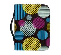 Couverture Bible Jaune, Bleu, Noir Imperméable Pochette Livre, 4 Tailles Différentes Polyvalent Couverture Bible Cuir Pour Femmes Et Hommes, Peut Stocker Des Livres Et Des Stylos, Avec Poignée