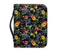 Couverture Bible Jaune, Vert, Bleu Imperméable Pochette Livre, Polyvalent Couverture Bible Cuir Pour Femmes Et Hommes, Peut Stocker Des Livres Et Des Stylos, Avec Poignée