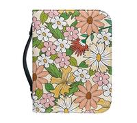 Couverture Bible Jaune Vert Imperméable Pochette Livre, Polyvalent Couverture Bible Cuir Pour Femmes Et Hommes, Peut Stocker Des Livres Et Des Stylos, Avec Poignée