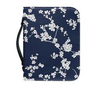 Couverture Bible Motif Floral Imperméable Pochette Livre, 4 Tailles Différentes Polyvalent Couverture Bible Cuir Pour Femmes Et Hommes, Peut Stocker Des Livres Et Des Stylos, Avec Poignée
