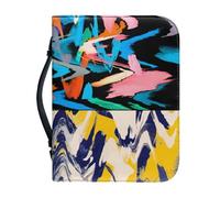 Couverture Bible Résumé Imperméable Pochette Livre, Polyvalent Couverture Bible Cuir Pour Femmes Et Hommes, Peut Stocker Des Livres Et Des Stylos, Avec Poignée