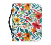 Couverture Bible Vert Jaune Imperméable Pochette Livre, 4 Tailles Différentes Polyvalent Couverture Bible Cuir Pour Femmes Et Hommes, Peut Stocker Des Livres Et Des Stylos, Avec Poignée
