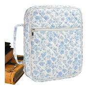 Couverture Biblique Avec Poignée Et Poche - Sac De Rangement Pour Étude Des Écritures Pour Femmes, Protection De Livre En Coton Avec Marque-page Et Stylos | Caisse De Transport Antipoussière De Voyage
