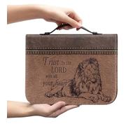 Couverture biblique en Cuir synthétique pour Femmes, Tailles L-2XL, fourre-Tout en Cuir de Couverture biblique,Couverture en Coton matelassé avec Poche/poignée,Bible Femme,Sac biblique Portable