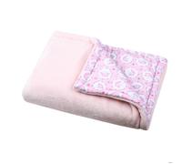Couverture bifaces licorne Rose Clair 70x100 cm