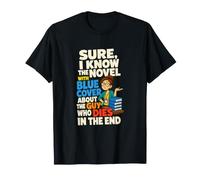 Couverture Bleue drôle Bibliothèque Bibliothèque Humour T-Shirt