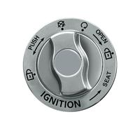 Couverture Bouton Démarrage Voiture - Commande Rotative Métallique À Une Touche | Protection Pour Interrupteur Marche/Arrêt Moteur | Accessoire Intérieur Auto Antiaryure, Design Universel Avec Adhésif