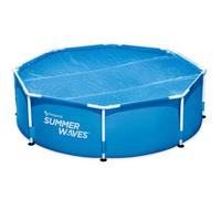 Summer Waves Couverture Solaire Ronde pour piscines Easy & Frame 244 cm