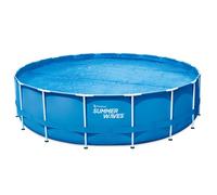 Couverture bulles piscine ronde SUMMER WAVES 5.49 m bleue