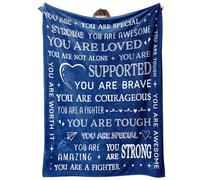 Couverture cadeau pour femme ou homme - Couverture « Get Well », cadeau inspirant pour elle, lui, se sentir mieux après une chirurgie, cadeau « Thinking of You » pour maman, amie, sœur, collègue de