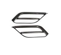 Couverture Calandre Véhicule Pour BMW X1 F48 2020 2021 2022 Autocollants Décoratifs Pour Feux Antibrouillard Avant ABS Pare-chocs Et Côtés(Carbon Fiber)